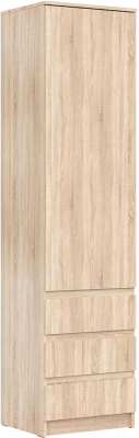 Шкаф-пенал НК Мебель ШКЯ-1 / 72678279 (дуб сонома) - фото