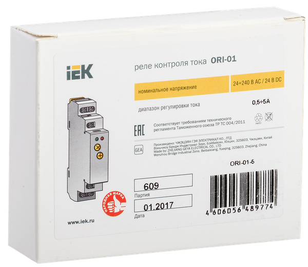 Реле тока IEK ORI-01-5