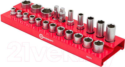 Набор головок слесарных ForceKraft FK-50221 - фото