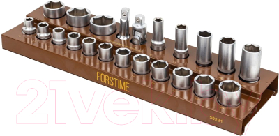 Набор головок слесарных Forstime FT-50221 - фото