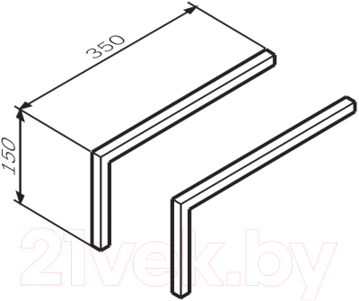 Комплект ножек для мебели в ванную AM.PM M8FLEGS-C015GM