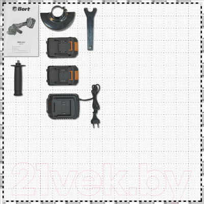 Угловая шлифовальная машина Bort BWS-21LI (93413571)