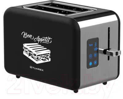 Тостер Tuarex TK-6002 (черный/стальной) - фото