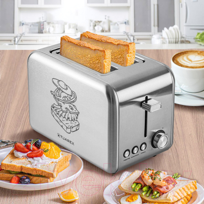 Тостер Tuarex TK-6001 (стальной)