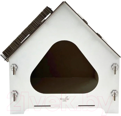 Домик для животных Woodary 4000 (белый) - фото