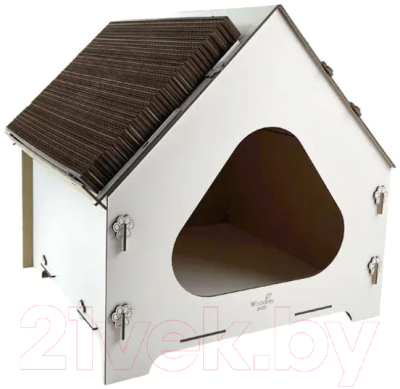 Домик для животных Woodary 4000 (белый)