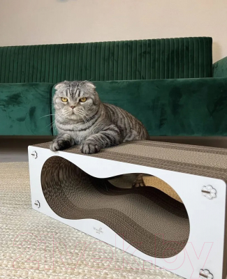 Лежанка-когтеточка Woodary Метро / 4002