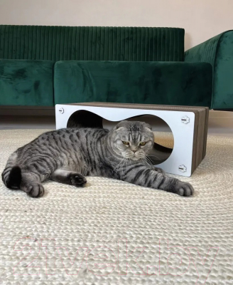 Лежанка-когтеточка Woodary Метро / 4002