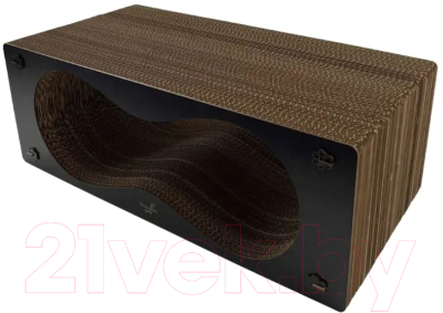 Лежанка-когтеточка Woodary Метро / 4003 - фото