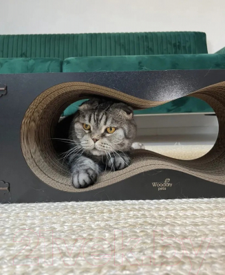 Лежанка-когтеточка Woodary Метро / 4003