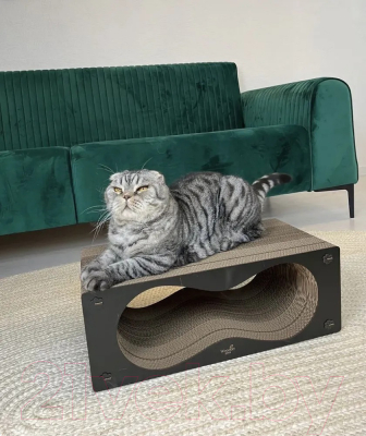 Лежанка-когтеточка Woodary Метро / 4003