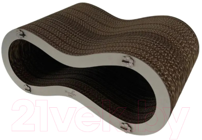 Лежанка-когтеточка Woodary Лемниската / 4004