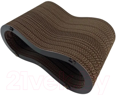 Лежанка-когтеточка Woodary Лемниската / 4005