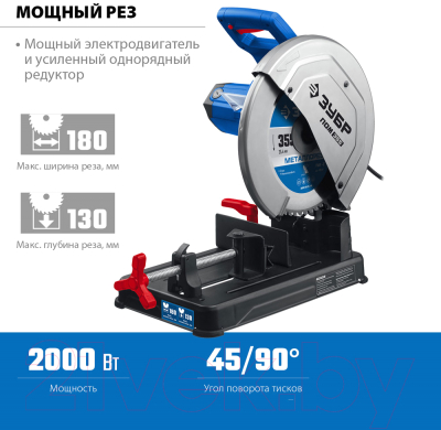 Отрезная пила Зубр ПОМ-355