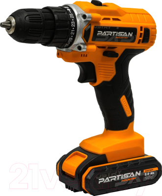 Аккумуляторная дрель-шуруповерт Partisan AD-18.2PSN - фото