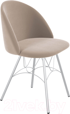 Стул Sheffilton SHT-ST35/S100 (латте/хром лак) - фото