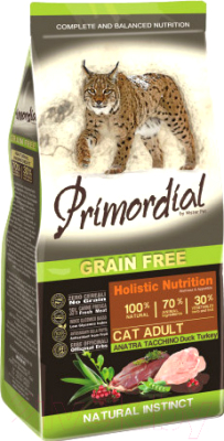 Корм для кошек Primordial Cat Adult Duck & Turkey / MGSP1106 - фото