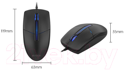 Мышь A4Tech N-530