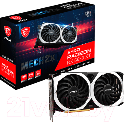 Видеокарта MSI Radeon RX 6650 XT Mech 2X 8G OC