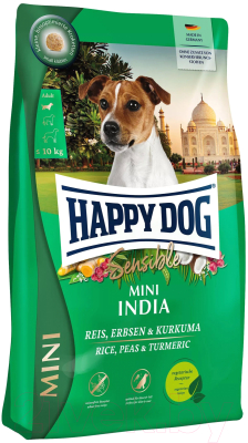 Сухой корм для собак Happy Dog Sensible Mini India / 61246 - фото