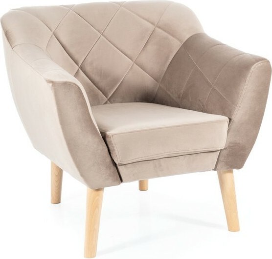 Кресло мягкое Signal Karo 1 Velvet - фото