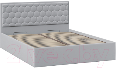 Двуспальная кровать ТриЯ Порто универсальная с ПМ 160x200