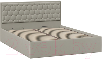 Двуспальная кровать ТриЯ Порто универсальная с ПМ 160x200