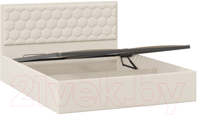 Двуспальная кровать ТриЯ Порто универсальная с ПМ и заглушиной 160x200