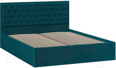 Двуспальная кровать ТриЯ Порто универсальная с ПМ и заглушиной 160x200