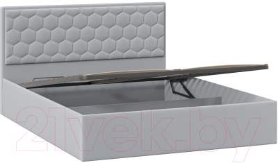 Двуспальная кровать ТриЯ Порто универсальная с ПМ и заглушиной 160x200