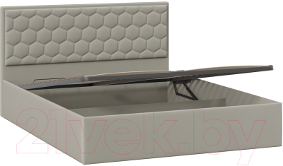 Двуспальная кровать ТриЯ Порто универсальная с ПМ и заглушиной 160x200