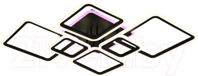 Потолочный светильник Mirastyle CF-16070/4+2 BK ML - фото