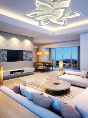 Потолочный светильник Mirastyle Диод CF-38604/6+3 WH