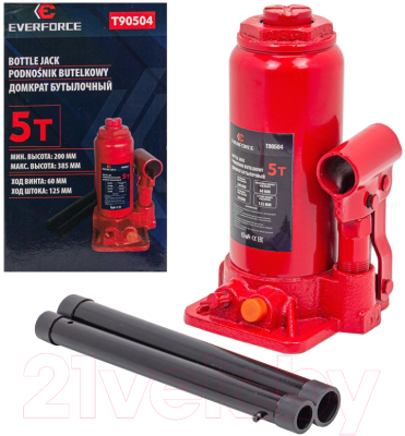 Бутылочный домкрат Everforce EF-T90504