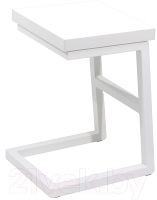 Табурет Millwood СДН-6 Арне 2 Л (белый/металл белый) - фото