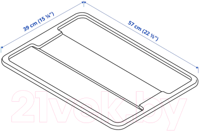 Крышка для контейнера Ikea Самла 804.800.72