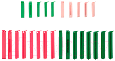 Набор зажимов для пакетов Ikea Бевара 005.241.74 - фото