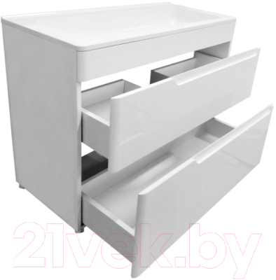 Тумба с умывальником Эстет Kare Luxe / ФР-00015241