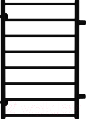 Полотенцесушитель водяной Terminus Аврора П8 500x800 (боковое подключение 500, RAL 9005)