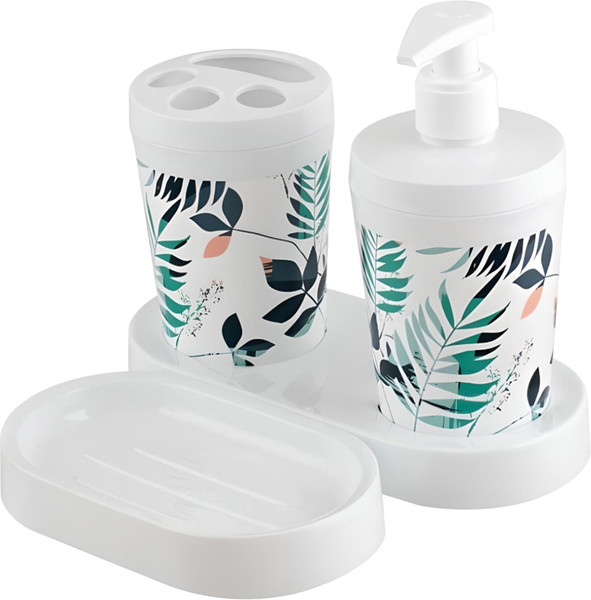 Набор аксессуаров для ванной Полимербыт Breeze / 4306801 - фото