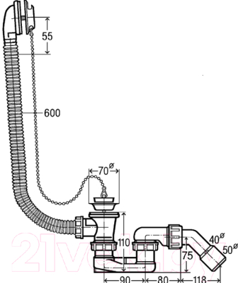 Сифон Viega 311537