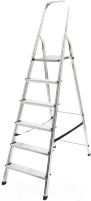 Лестница-стремянка FIT Алюминиевая / 65343  - фото