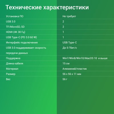 Док-станция для ноутбука Digma DS-741UC_GS