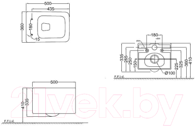 Унитаз подвесной Jaquar KUS-BLM-35953BIUFSM
