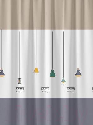 Шторка-занавеска для ванны Perfecto Linea Secret 36-118101 - фото