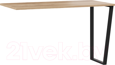 Письменный стол ТриЯ Порто ТД-393.15.01 (графит/яблоня беллуно) - фото