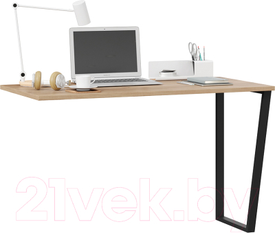 Письменный стол ТриЯ Порто ТД-393.15.01 (графит/яблоня беллуно)