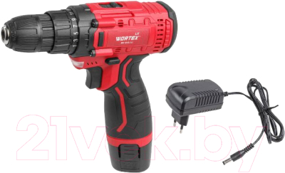 Аккумуляторная дрель-шуруповерт Wortex BD 1213-1 Li (1329350) - фото