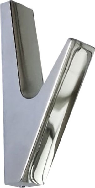 Крючок для одежды Trodos 1641 1-рожковый сплав ЦАМ - фото