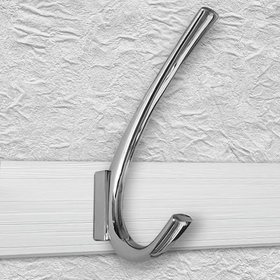 Крючок для одежды Trodos 1642 2-рожковый сплав ЦАМ